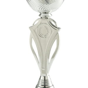 Economy trofee beker gedraaid zilver