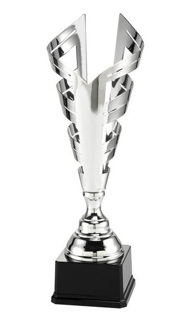 Luxe trofee zilver gedraaid